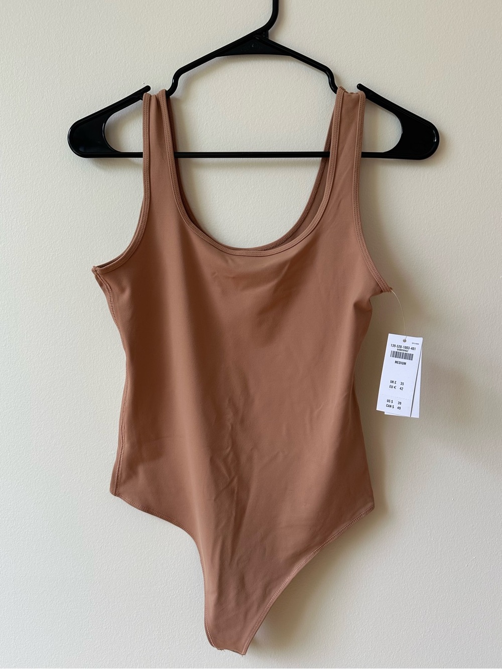 NWT Abercrombie & Fitch Camel Bodysuit